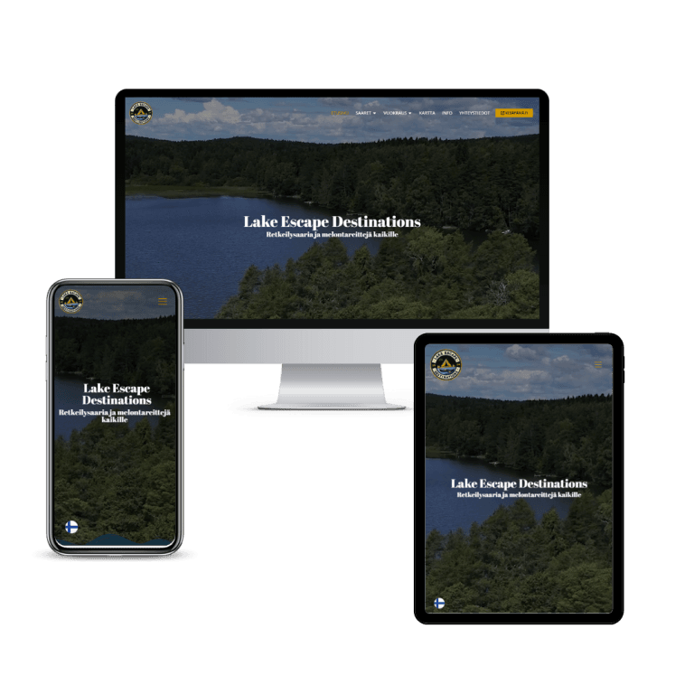 Lake Escape Destinations laitteet, JeleTele Design